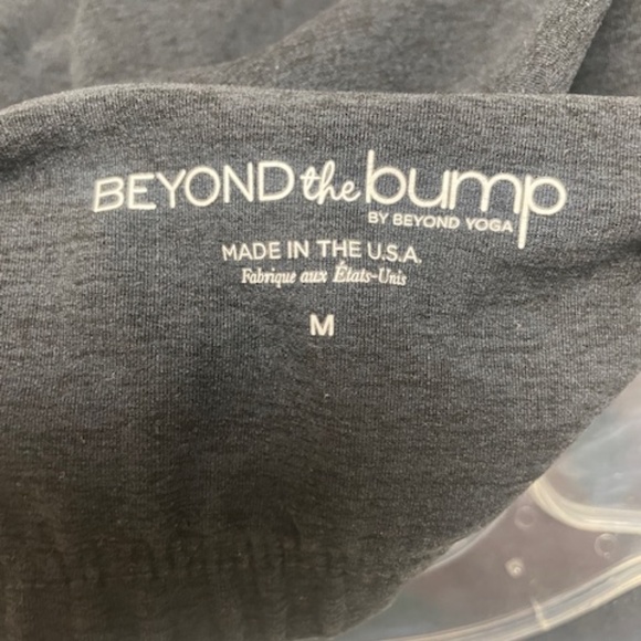 BEYOND YOGA Bump Icon Maternity Dress Spacedye Black EUC - Picture 6 of 11